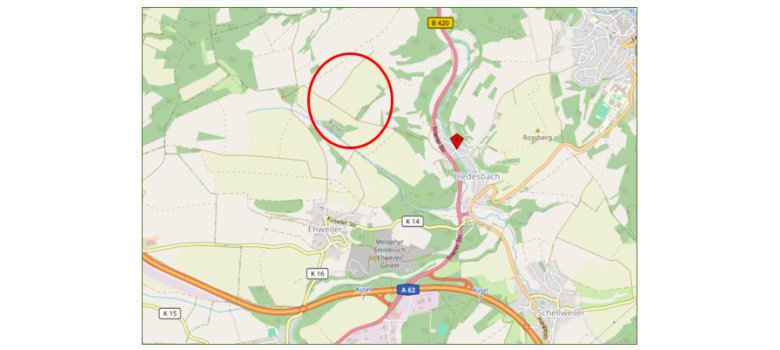 Lageplan Geltungsbereich, genordet, unmaßstäblich